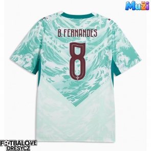 Portugalsko Bruno Fernandes #8 Venkovní Dres MS 2026 Krátký Rukáv